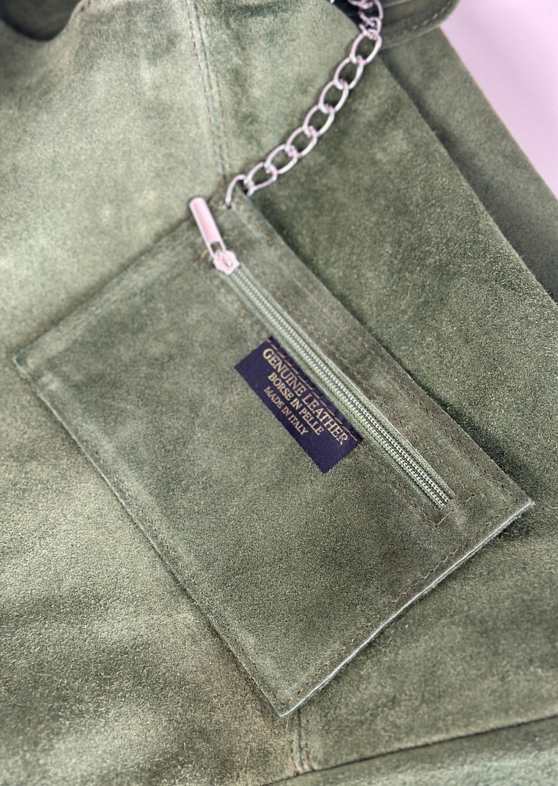 One-Shoulder Shopper "Tuva" - Khaki