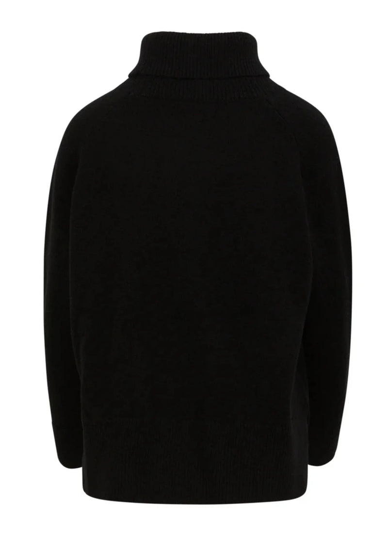 Coster Copenhagen - Strickpullover mit Kragen - Black