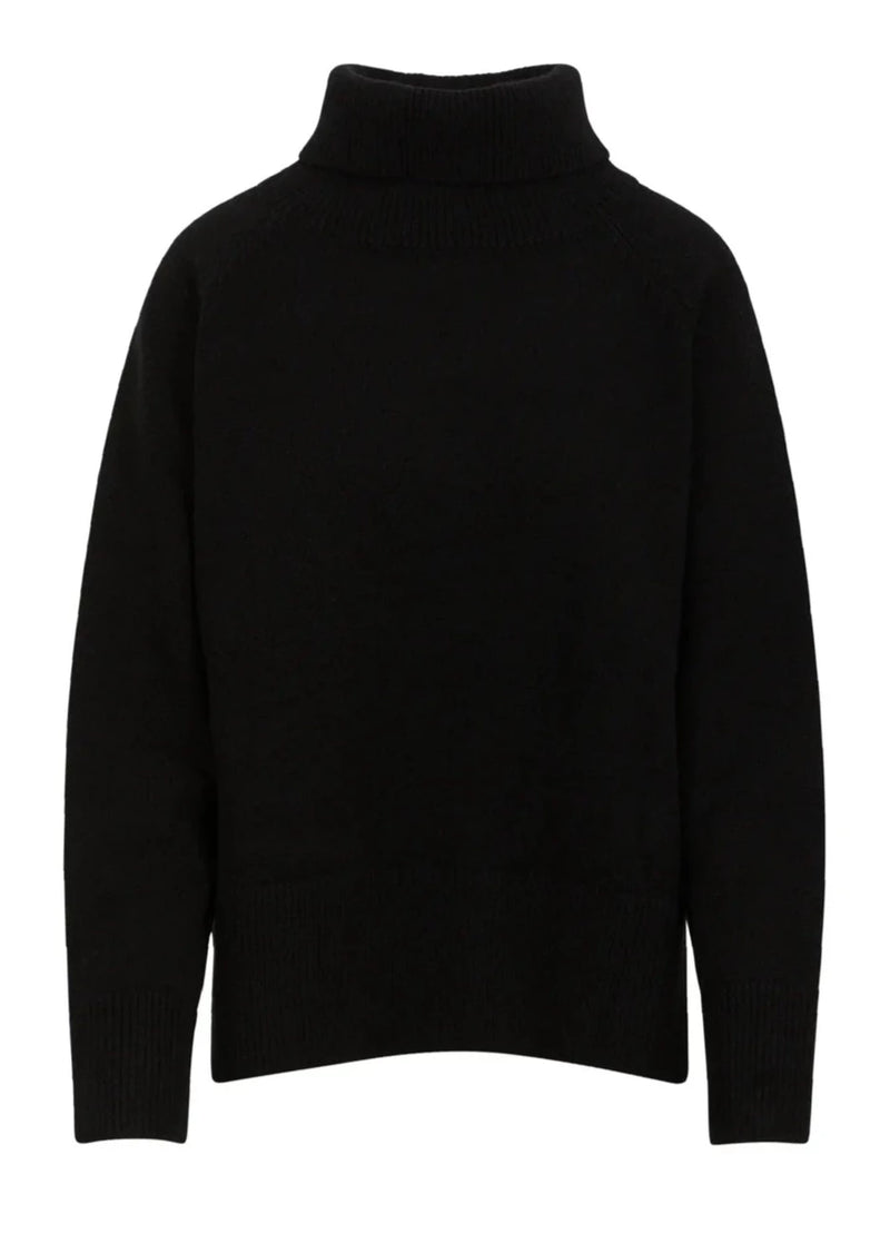 Coster Copenhagen - Strickpullover mit Kragen - Black