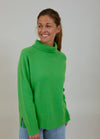 Coster Copenhagen - Strickpullover mit Kragen - Forest Green