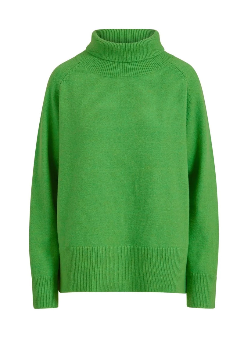 Coster Copenhagen - Strickpullover mit Kragen - Forest Green