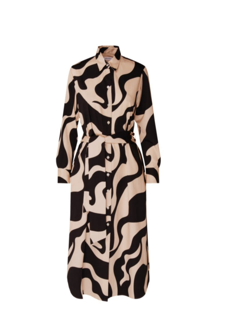 Seidensticker - Midi Kleid - Beige/Navy