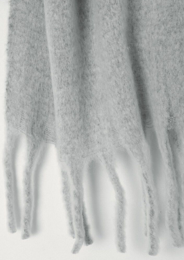 American Vintage Schal "Zinaco" - Grau schwarz meliert