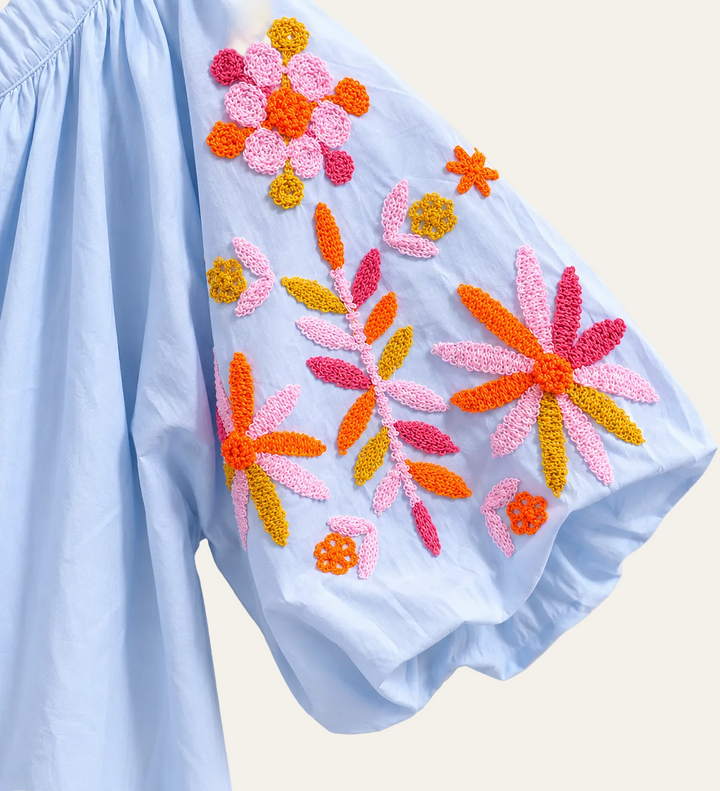Puffärmelkleid "Plower"