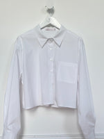 Cropped Bluse "Maxima" - Weiß