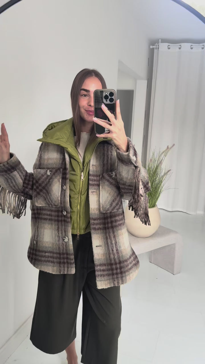 DANTE 6 -  Kariertes Shacket