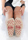 Dailysocks-Stoppersocken - Weihnachtsmann - Camel