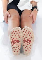 Dailysocks-Stoppersocken - Weihnachtsmann - Camel