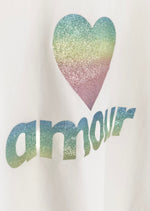 T-Shirt "Amour" - Metallic Print